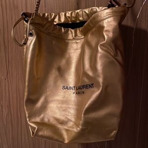 Saint Laurent Teddy bucket Bag GOLD